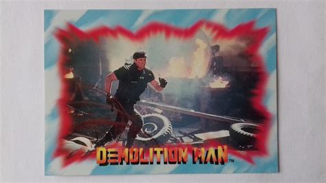 Sběratel Karty 1993 Warner Bros Sylvester Stallone Demolition Man 5