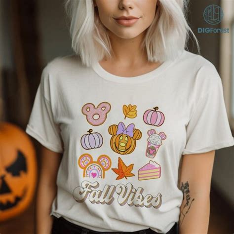 Disneyland Fall Vibes Png Disney Mickey Mouse Halloween Shirt Minnie