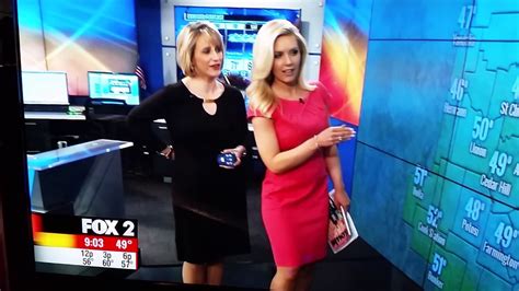 News Blooper Weather Girl Angela Hutti Lisa Hart Ktvi Fox 2 St