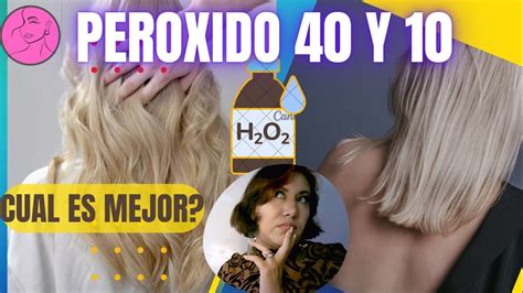 DECOLORACION Con Peroxido De 40 Y 10 Volumenes CUAL DEBES USAR