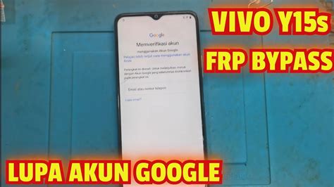 FRP BYPASS VIVO Y15s LUPA AKUN GOOGLE YouTube