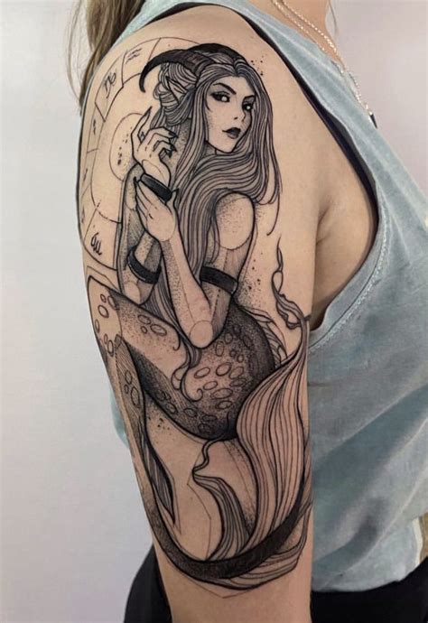 Pin De Cathy Myron Em Tattoos Tatuagem Signos Tatuagem Capricornio