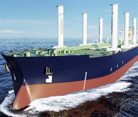 Project Explores Installing Wind Rotor Sails On Lng Carriers