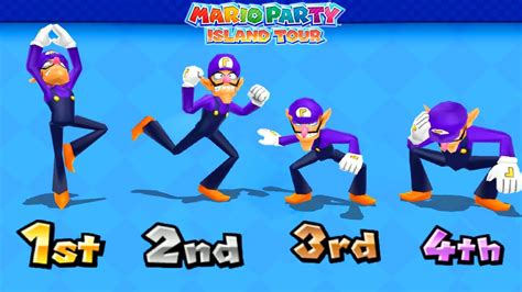 Mario Party Island Tour Minigames Waluigi Vs Luigi Vs Mario Vs Wario