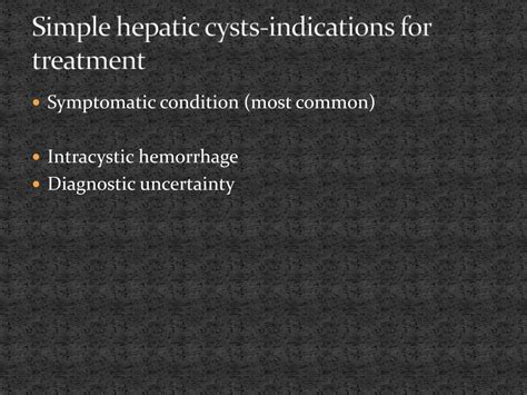 Ppt Management Of Hepatic Cysts Powerpoint Presentation Free Download Id1472205