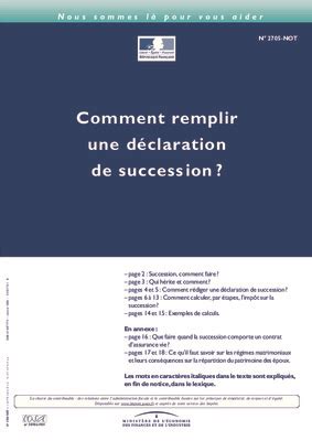 Nos 2705 2705 S 2706 Succession Pdf Notice Manuel D Utilisation