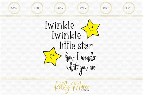 Twinkle Twinkle Little Star SVG File