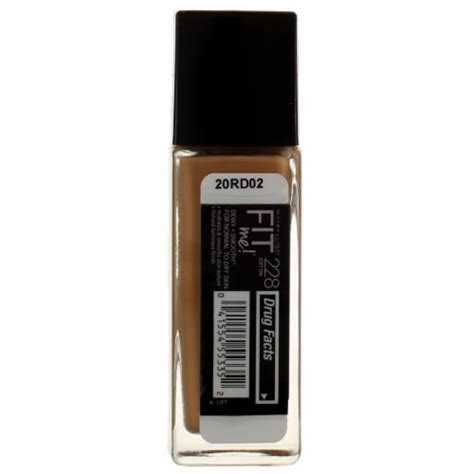 Maybelline 228 Soft Tan Fit Me Dewy Smooth Liquid Foundation 1 Fl