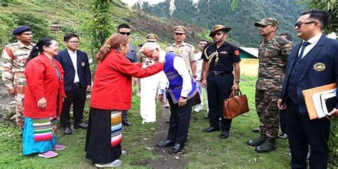 Arunachal Governor Visits Vibrant Border Village Of Taksing