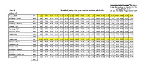 Świnoujście Autobusem do plaży Zobacz rozkład jazdy Świnoujście w