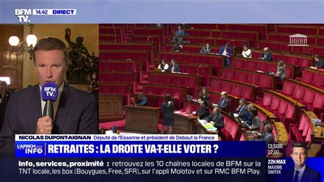 Nicolas Dupont Aignan Pr Sident De Debout La France Sur Le Vote De