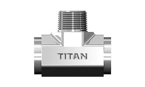 5604 Male Pipe Branch Tee Titan Fittings