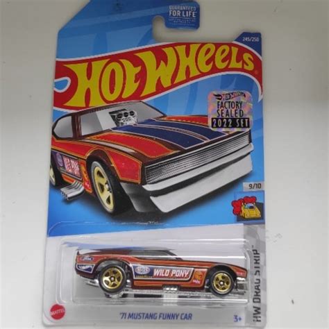 Jual Hotwheels Mustang Funny Car Treasure Hunt Reg Factory Sealed