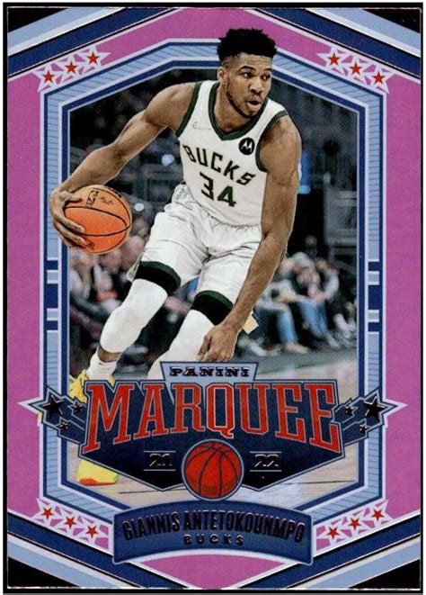 Amazon Giannis Antetokounmpo Panini Chronicles Pink