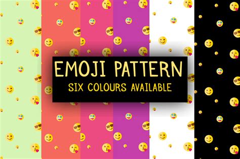 Emoji Pattern For Digital Paper Graphic By Munnistudio35 · Creative Fabrica