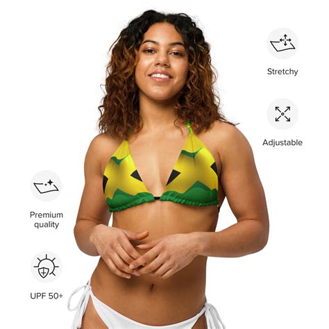 Rastaman Jamaican String Bikini Top Etsy