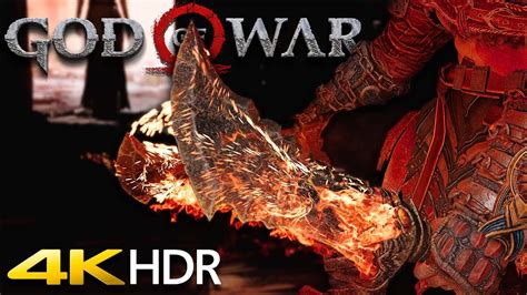 Kratos Getting The Blades Of Chaos God Of War Pc 4k 60fps Hdr