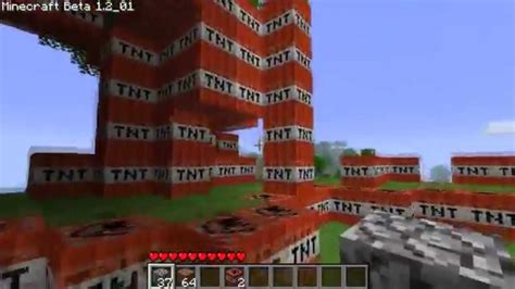 Mount Tnt Minecraft Massive Tnt Explosion Youtube