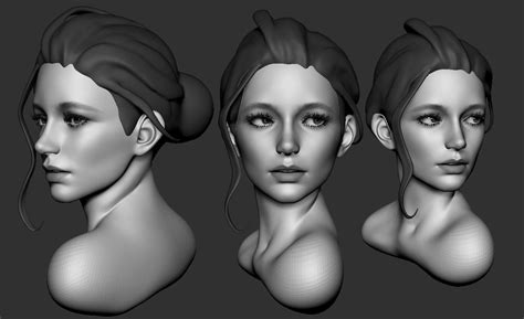 ArtStation - woman face, KyeongHun Yeom | Art reference poses, Woman ...