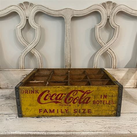 Coca Cola Wooden Crate Etsy