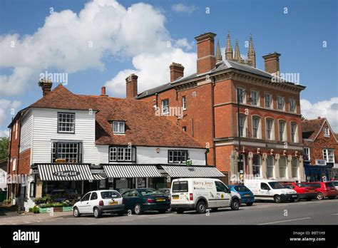 High Street Tenterden Kent England Uk Small Shops In Historic Kentish