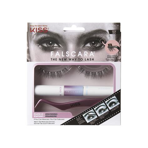 Kiss Falscara Diy Lash Extension Starter Kit With Eyelash