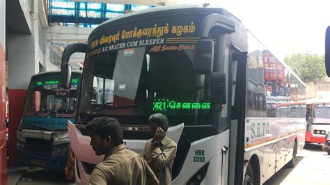 Hosur To Chennai Setc Bus Ac Sleeper Cum Seater Via Krishnagiri