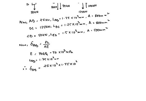 A Uniform Rod Of Flexural Rigidity E L Is Bent And Loaded As Shown