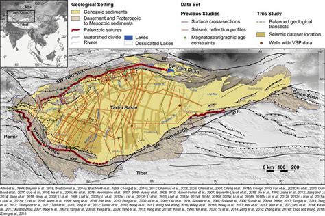 Geographical And Geological Setting Of The Tarim Area And Location Of