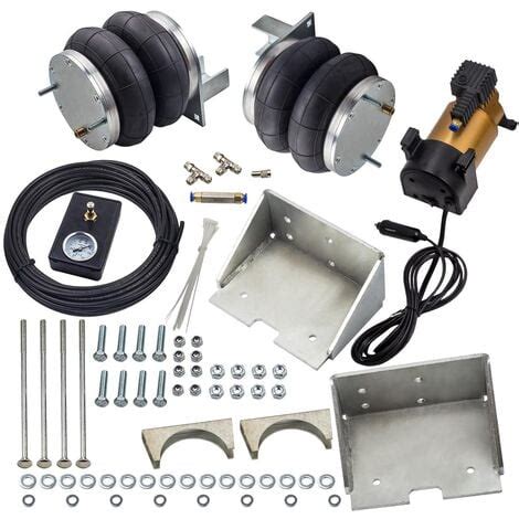 2x Luftfeder mit 12 V Kompressor Kit Für Iveco Daily 35S 35L 2006 2014