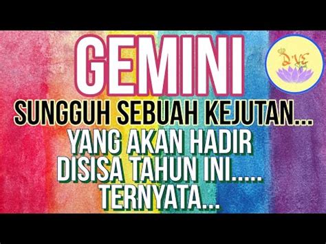 Zodiak Gemini Wahh Kamu Kedatangan Sosok Ini Disisa Tahunmu