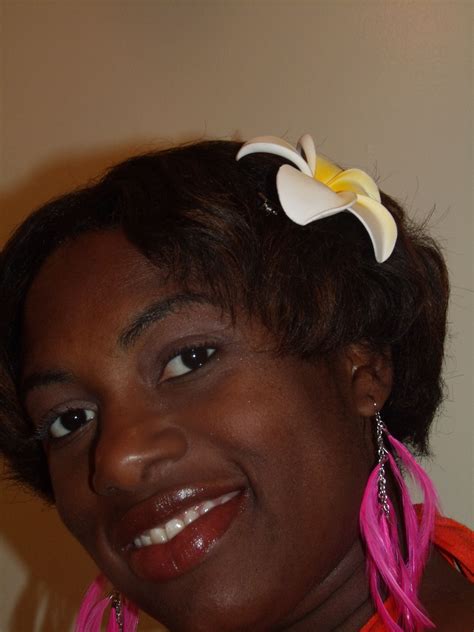 Sporting The Plumeria In My Hair