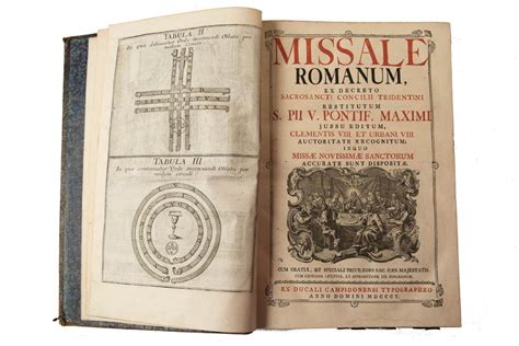 51bidlive Novum Missale Romanum 1805