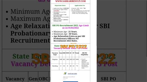 State Bank Of India PO Online Form 2022 SBI PO Online Form