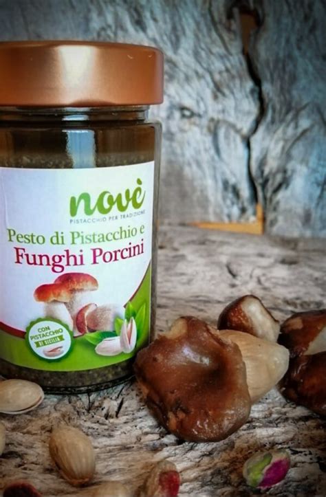 Pesto Di Pistacchio Sicilia Con Funghi Porcini Da G Nov