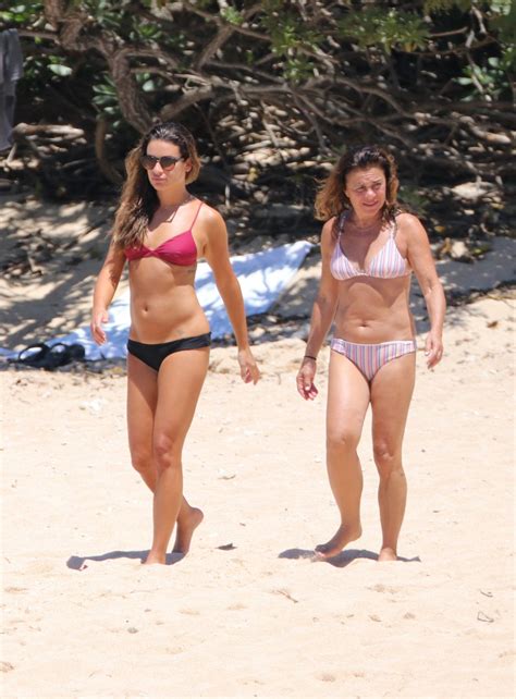 Lea Michele In A Bikini At The Beach In Hawaii Celebmafia