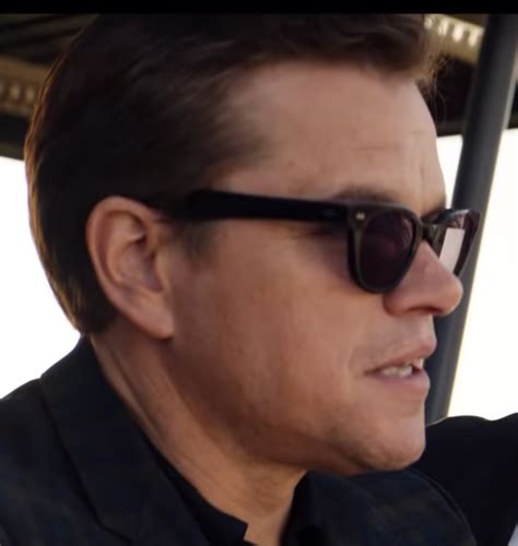 Spectaculars Benjamin Matt Damon Ford V Ferrari Sunglasses Id Celebrity Sunglasses