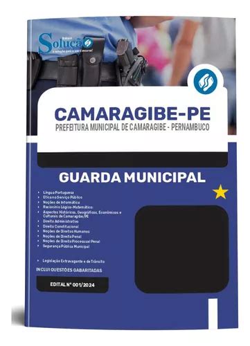 Apostila Completa Guarda Municipal Camaragibe Pe 2024 Editora