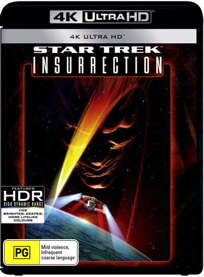 STAR TREK IX INSURRECTION 4K UHD 1998 NEW 4K BLURAY