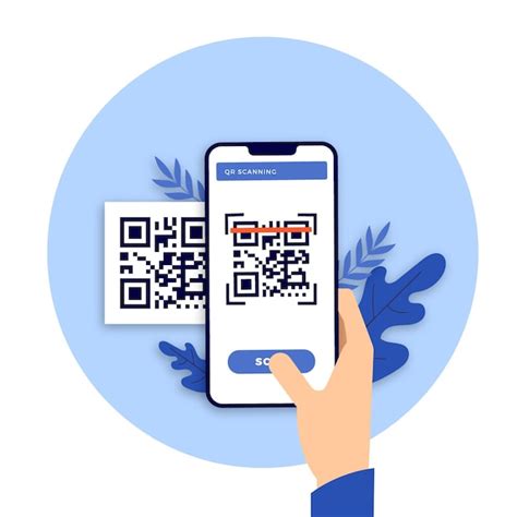 Premium Vector Smartphone Scanning Qr Code