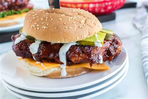 BBQ Chicken Sandwich | Home Fresh Ideas