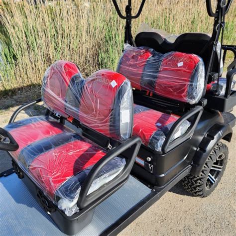 48v Electric Golf Cart 6 Seater Lifted Renegade Edition Utility Golf Utv Compare To Coleman