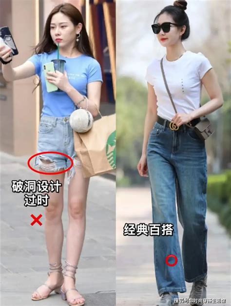 为什么劝中年女人别穿短裤出门？看这3组对比图 时尚前沿 万维读者网（电脑版）