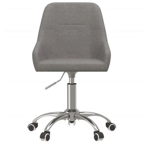 Zerodis Chaises Pivotantes De Salle Manger Pcs Gris Fonc Tissu