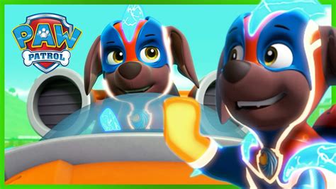 Zuma S Best Mighty Pup Rescue Moments And More Paw Patrol Cartoons