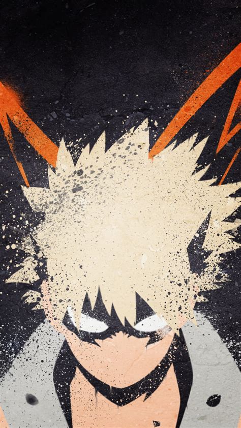 Bakugou Katsuki Bnha My Hell Akademia Face Katsuki Bakugou My Hero Academia Hd Phone