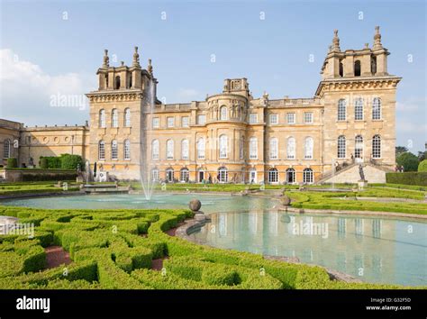 Blenheim Palace Woodstock Oxfordshire England Uk Stock Photo Alamy