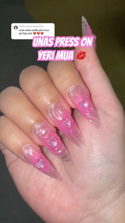 Uñas Yeri Mua 💋pressonnails Handmadenails Nailart Nails Shorts