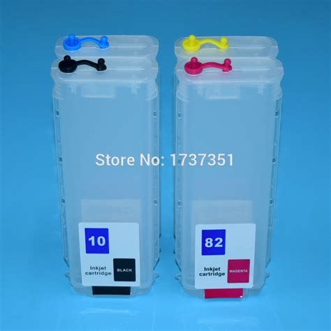 Ml Color Refill Ink Cartridge With Auto Reset Chip For Hp