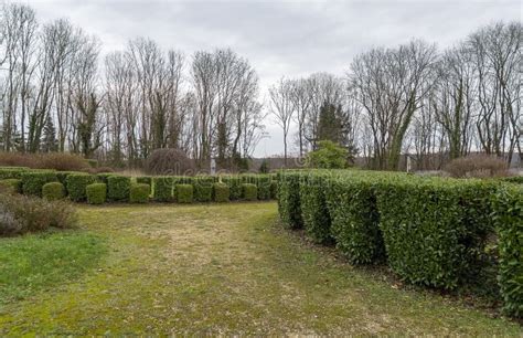 Parque Cerca Del Osario De Douaumont En Francia Imagen De Archivo